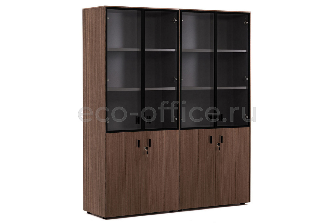 Шкаф комбинированный х2 ENZO 109 728 ECL 01 Эвкалипт / Чёрный металл  стоимость