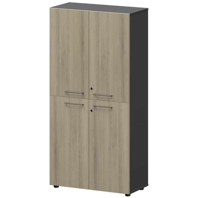 шкаф высокий закрытый protech смш48.2.28f кронберг/графит фото