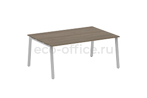Стол переговорный (1 столешница) METAL SYSTEM STYLE БА.ПРГ-1.5 Вяз Благородный / Серый металл фото
