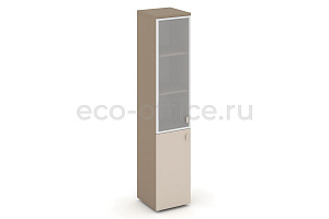 Шкаф высокий узкий левый ESTETICA ES.SU-1.2R(L) Латте / Капучино фото