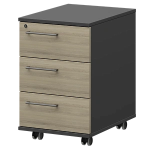 Тумба мобильная/подвесная правая Protech KZT-61R Кронберг/Графит фото