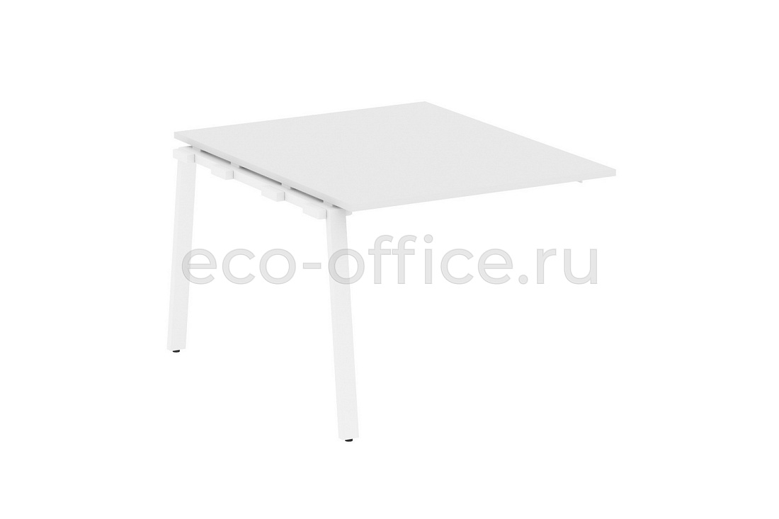 Проходной наборный элемент переговорного стола METAL SYSTEM STYLE БА.ППРГ-1 Белый / Белый металл  стоимость