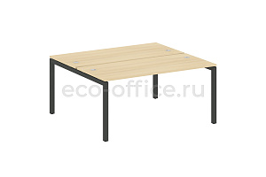 Рабочая станция METAL SYSTEM QUATTRO 5x5 50БП.РАС-СП-2.4 Акация Лорка / Антрацит металл фото