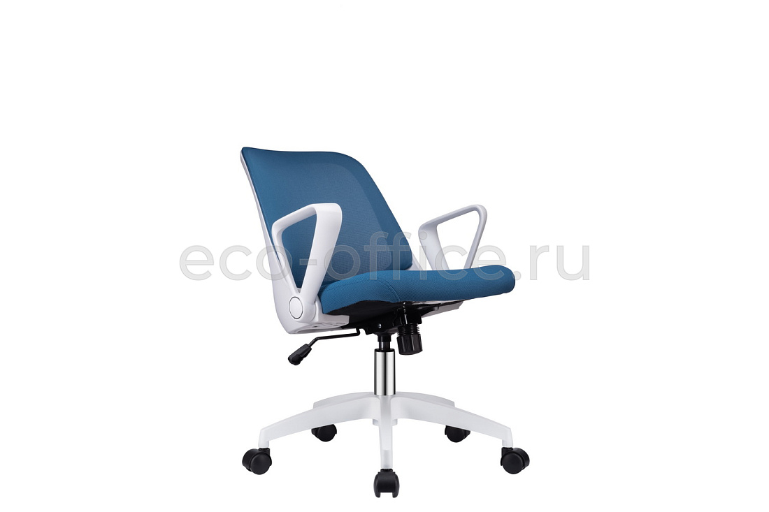 Кресло офисное RV Design W-158 Белый пластик / Синяя сетка стоимость