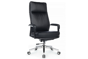 Кресло руководителя RV Chair LEON A916-1 Чёрная экокожа фото
