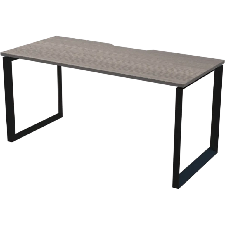 стол на металлокаркасе protech нтмп.о-140 лиственница/антрацит фото