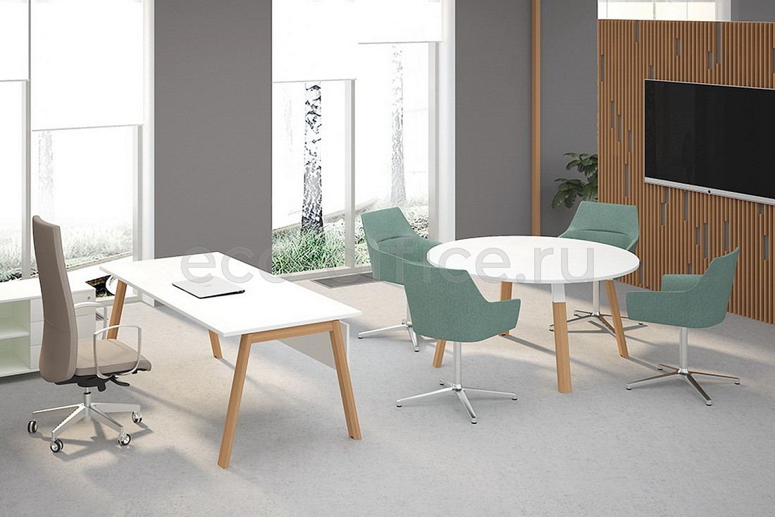 Столы для переговоров ARTWOOD MEETING Белый  стоимость
