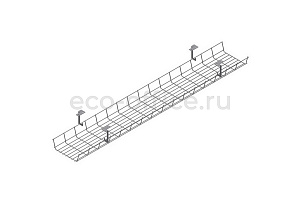 Кабель-канал широкий SKZ-0120(SL) RAL9006 Серый металл фото