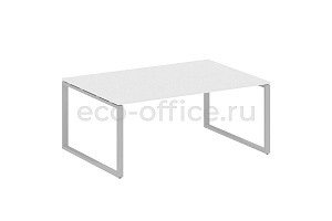Стол переговорный (1 столешница) METAL SYSTEM STYLE БО.ПРГ-1.5 Белый / Серый металл фото