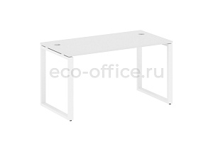 Стол письменный METAL SYSTEM STYLE БО.СП-3 Белый / Белый металл фото