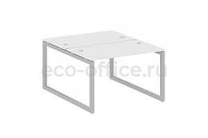 Рабочая станция METAL SYSTEM QUATTRO 5x5 50БО.РАС-СП-2.2 Белый / Серый металл фото