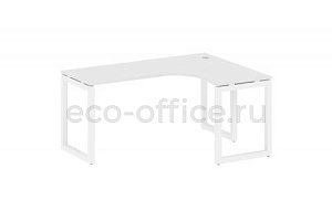 Стол криволинейный правый METAL SYSTEM QUATTRO 5x5 50БО.СА-4 Пр Белый / Белый металл фото