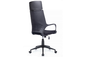 Кресло RV Chair IQ RV 8989 Чёрный пластик / Чёрная ткань фото