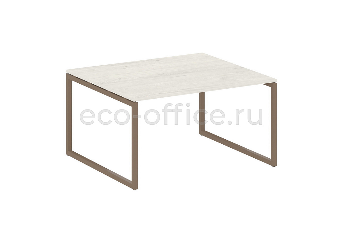 Стол переговорный (1 столешница) METAL SYSTEM QUATTRO 4x4 40БО.ПРГ-1.3 Дуб Наварра / Мокко металл  стоимость