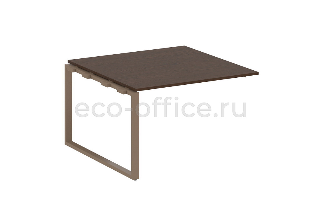 Проходной наборный элемент переговорного стола METAL SYSTEM STYLE БО.ППРГ-2 Венге Цаво / Мокко металл  стоимость