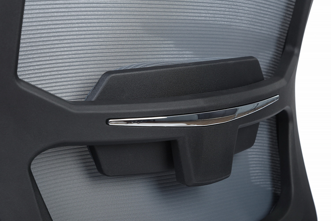 Кресло RV Chair FIX 851E-3D-M3 Серая сетка / Чёрная ткань  стоимость