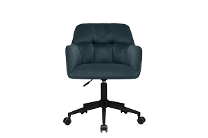 Кресло ECO-CHAIR EDMON 9-178 Тёмно-серый велюр фото