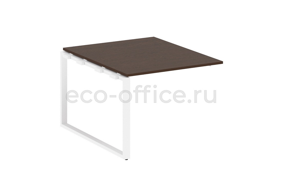 Проходной наборный элемент переговорного стола METAL SYSTEM STYLE БО.ППРГ-1 Венге Цаво / Белый металл  стоимость