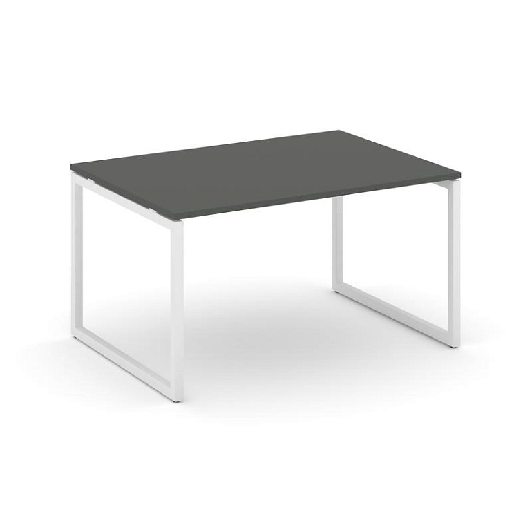 стол переговорный style project sn-4o.sprg-003.3 антрацит/металл белый фото
