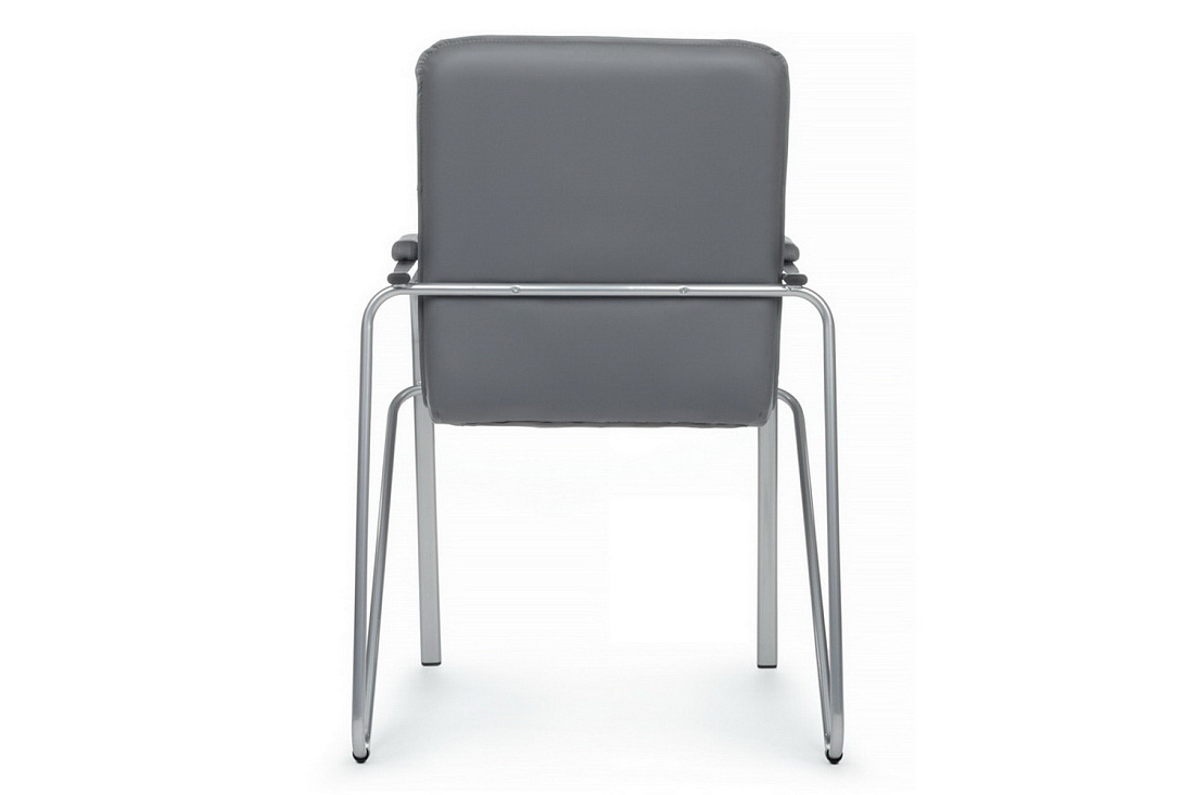 конференц-кресло rv chair самба smb-01 серая экокожа фото