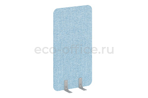 Перегородка на опорах с фетровыми подпятниками R-LINE SOFT AP.F-80-150 Рогожка Romeo 01 / Серый металл фото