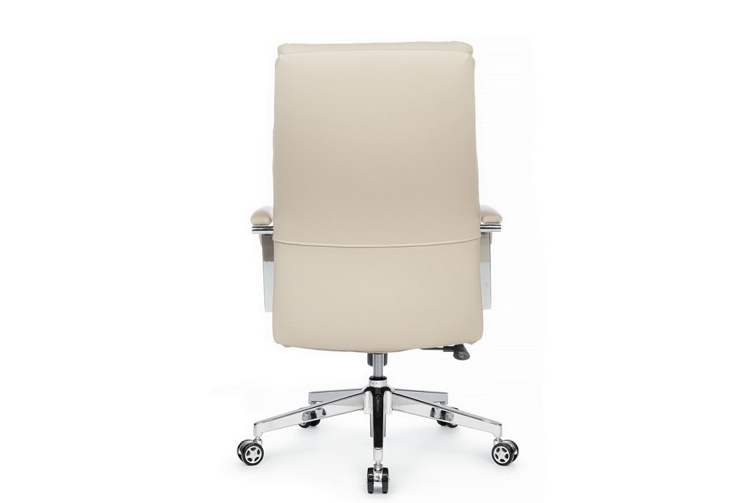 кресло rv chair leon-m b916 кремовая экокожа фото