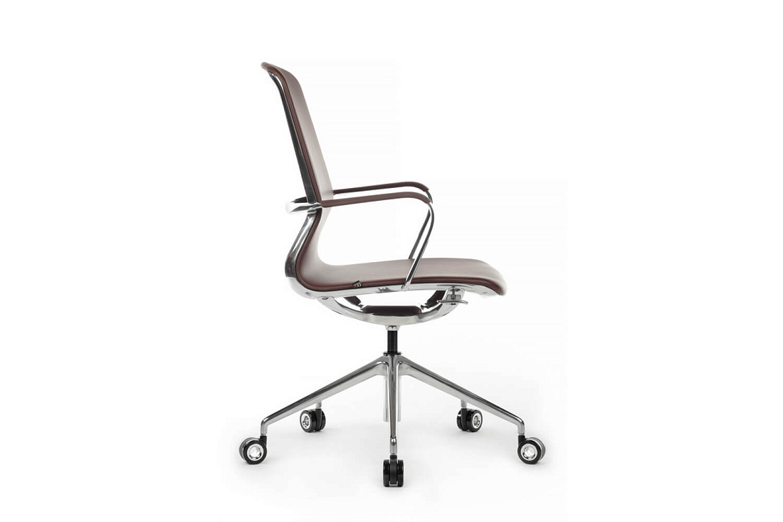 кресло rv design bond fk007-b11-p коричневая экокожа фото
