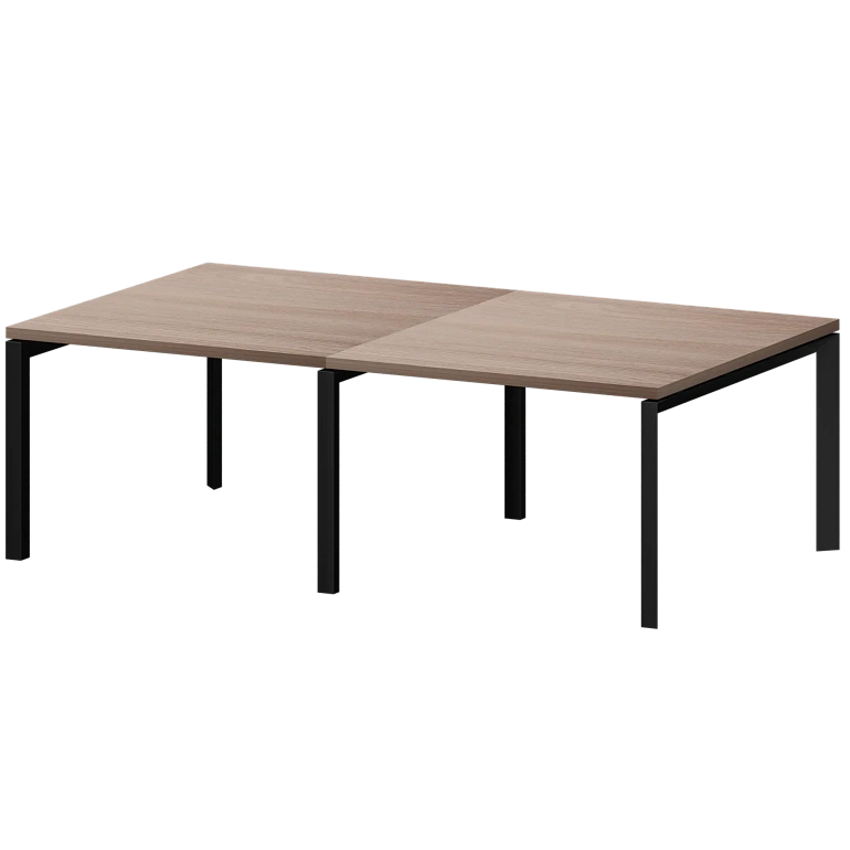 стол переговорный на металлокаркасе protech ктм-24.14.38 темный шимо фото