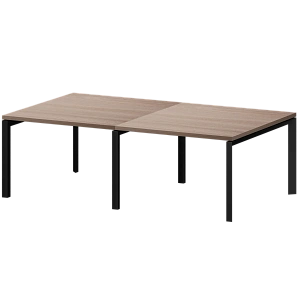 Стол переговорный на металлокаркасе Protech КТМ-24.14.38 Темный шимо фото