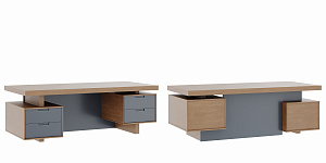 Стол письменный с тумбами малыми Concept CON36210524 фото