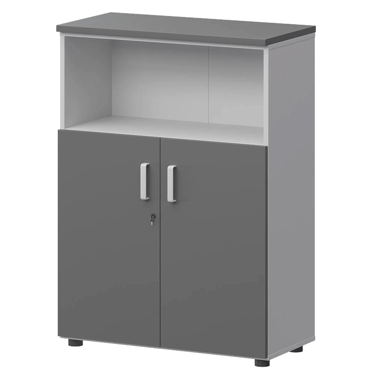 шкаф protech смш-38д2 тип2 белый/графит фото