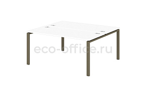 Стол-тандем на металлокаркасе 60*30 SENTIDA COLOR S-43 Тирамису фото