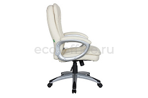 Кресло руководителя RV Chair SOFT 9110 Бежевая экокожа фото