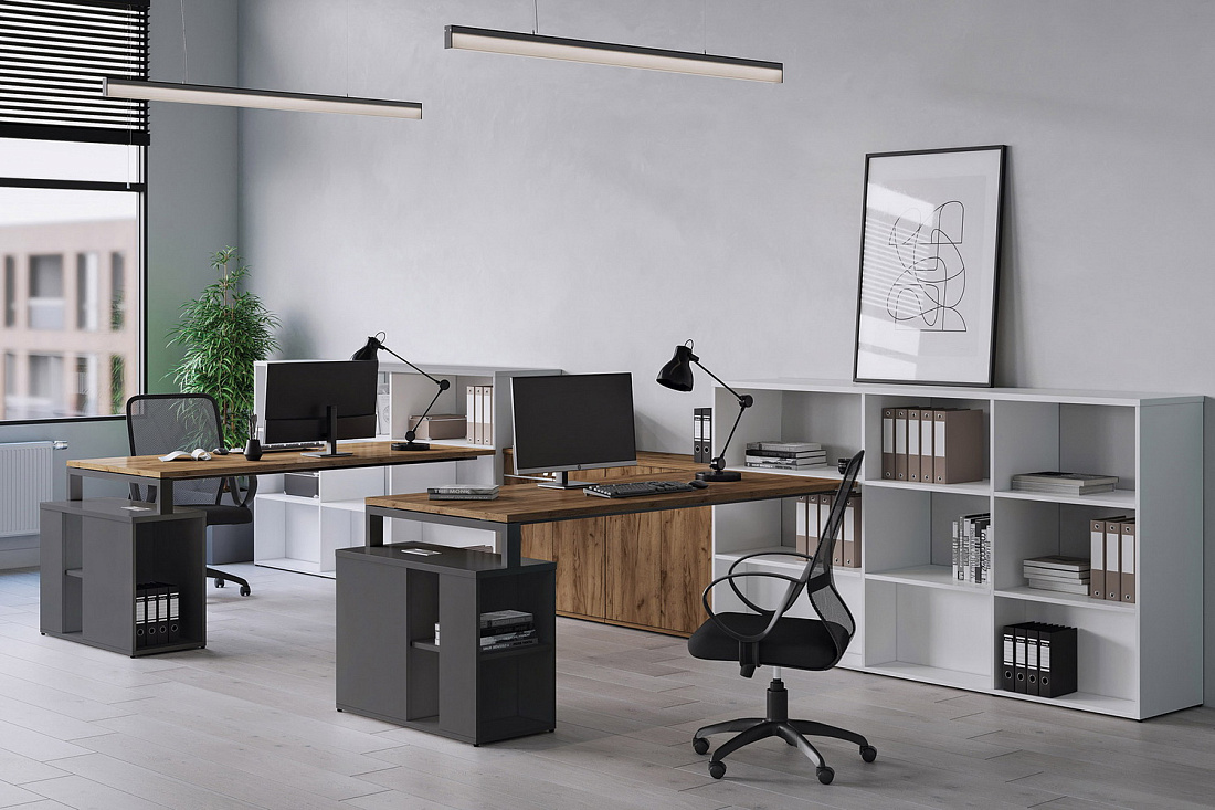 мебель для персонала tess дуб крафт золотой фото