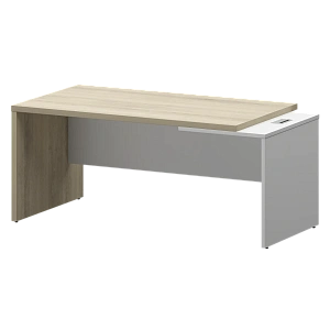 Стол руководителя правый Protech KZ-18R Кронберг/Белый фото