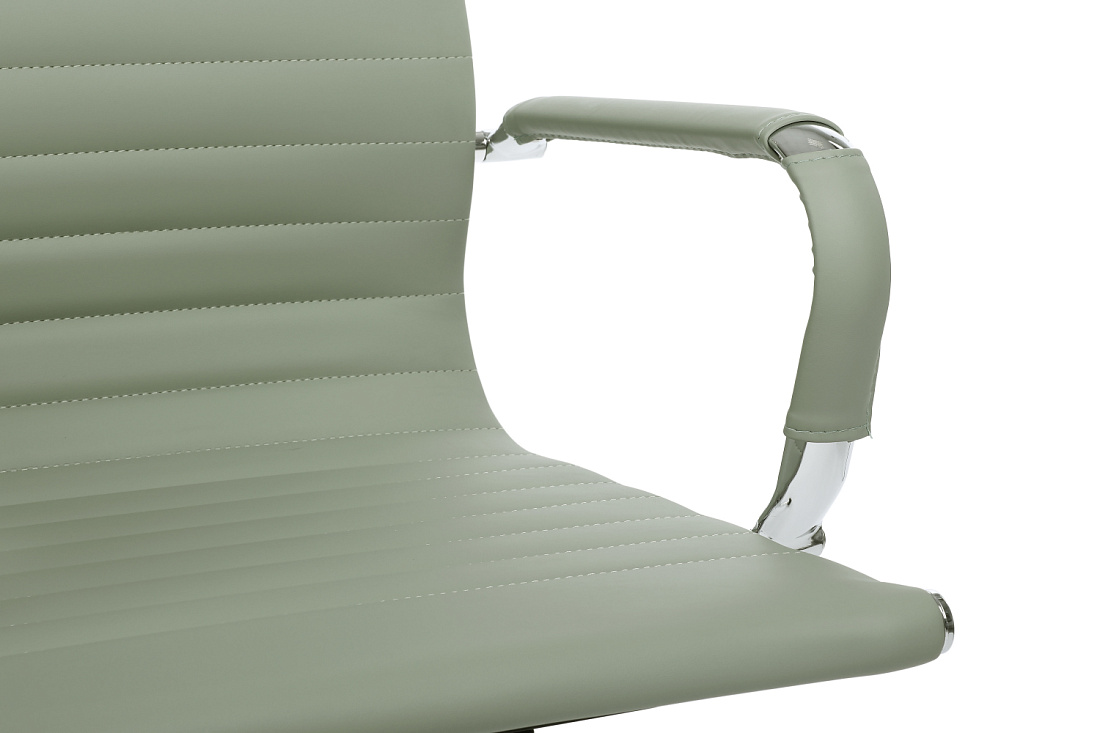 Конференц-кресло RV Chair HUGO 6002-3E Зелёная экокожа  стоимость