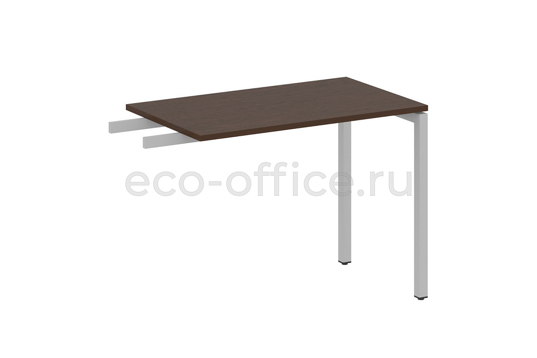 Приставной элемент на П-образном м/к METAL SYSTEM QUATTRO 4x4 40БП.ПР-3 Венге Цаво / Серый металл  стоимость