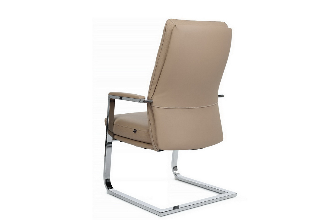 конференц-кресло rv chair leon-sf d916 бежевая экокожа фото