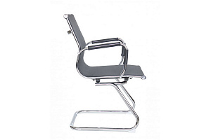Конференц-кресло RV Chair HUGO 6001-3E Чёрная сетка фото