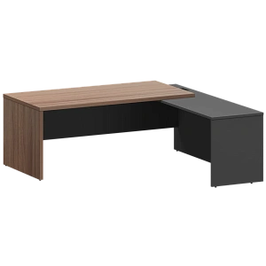 Стол руководителя правый Protech KZP-20R Темный шимо/Графит фото