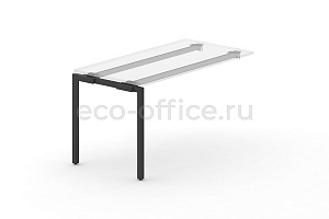 Металлокаркас на П-образной опоре 40x40 для наборного элемента 1000*720 Черный металл фото