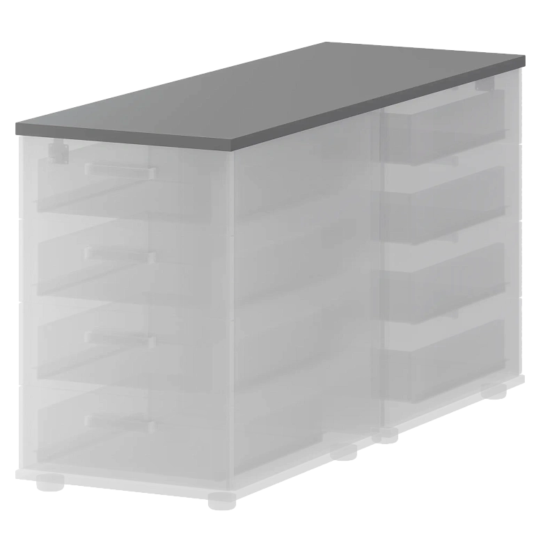 топ единый для двух приставных тумб protech смт-4т25-12 графит фото