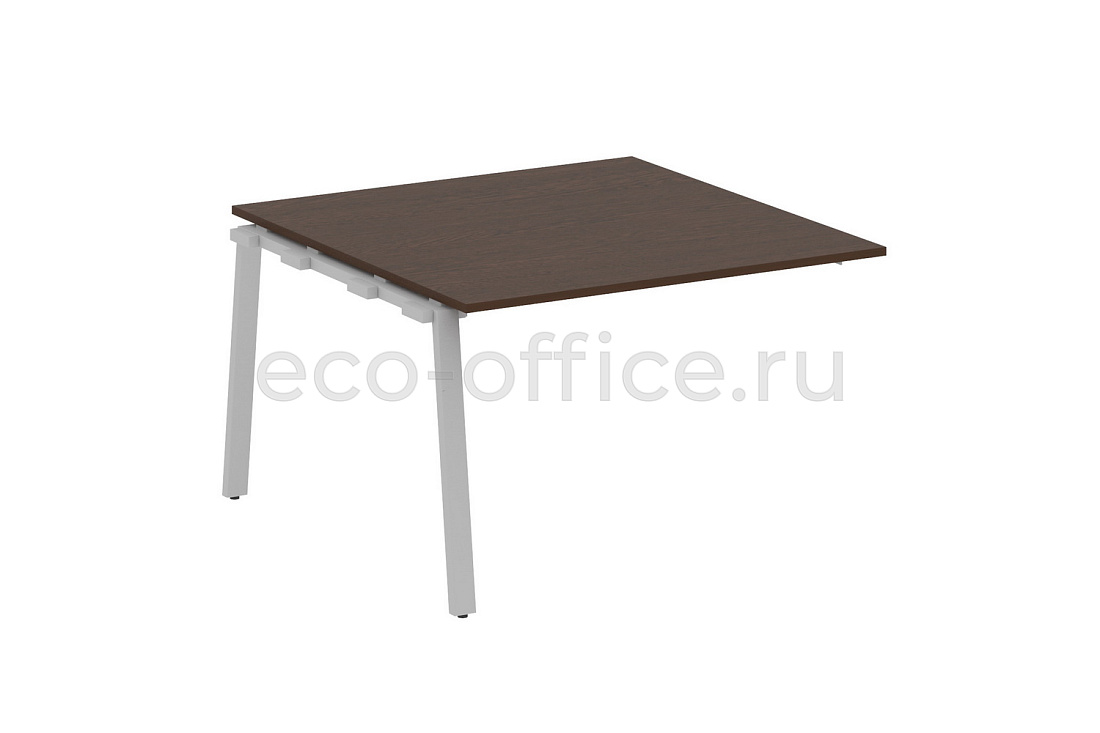 Проходной наборный элемент переговорного стола METAL SYSTEM STYLE БА.ППРГ-2 Венге Цаво / Серый металл  стоимость