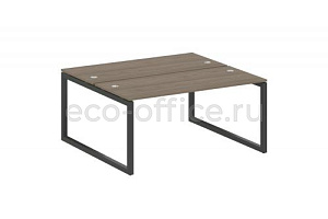 Рабочая станция METAL SYSTEM QUATTRO 5x5 50БО.РАС-СП-2.4 Вяз Благородный / Антрацит металл фото