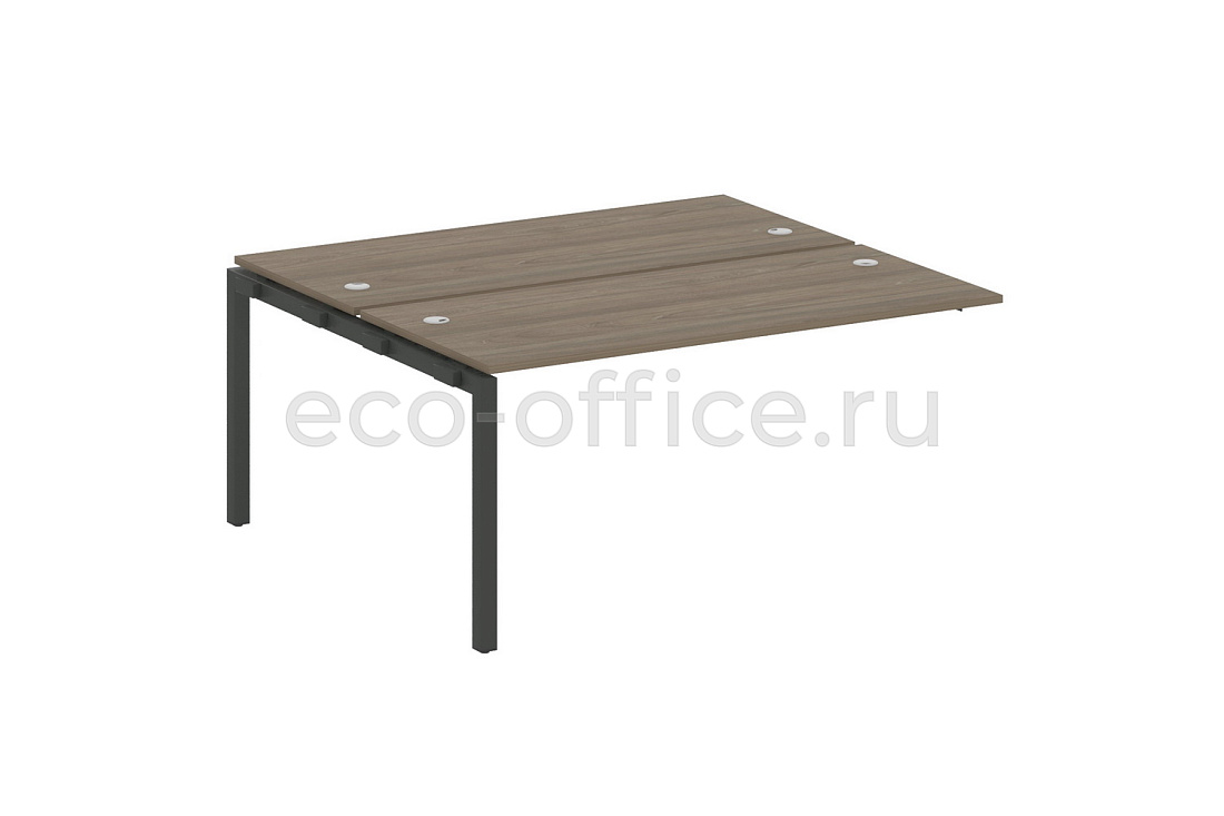 Проходной наборный элемент METAL SYSTEM QUATTRO 5x5 50БП.ПРС-СП-2.4 Вяз Благородный / Антрацит металл  купить в Москве