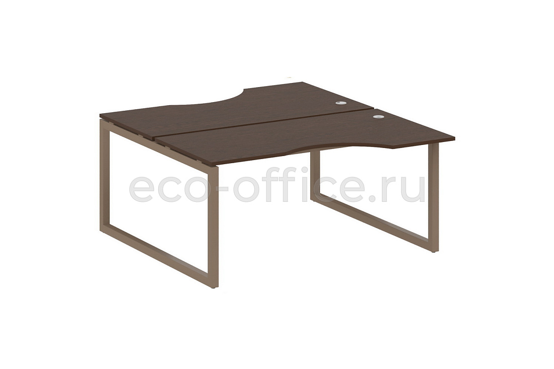 Рабочая станция криволинейная METAL SYSTEM QUATTRO 5x5 50БО.РАС-СА-2.1 Венге Цаво / Мокко металл  стоимость