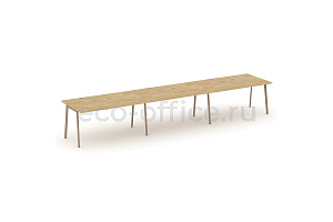Стол переговорный ESTETICA ES.PRG-3.4-P Тиквуд Светлый фото