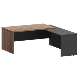 Стол руководителя правый Protech KZP-18R Темный шимо/Графит фото