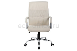 Кресло руководителя RV Chair ATOM 9249-1 Бежевая экокожа фото