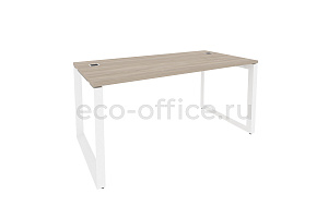 Стол рабочий руководителя ONIX DIRECT O.MO-SRR-4.8 Дуб Аттик / Белый металл фото